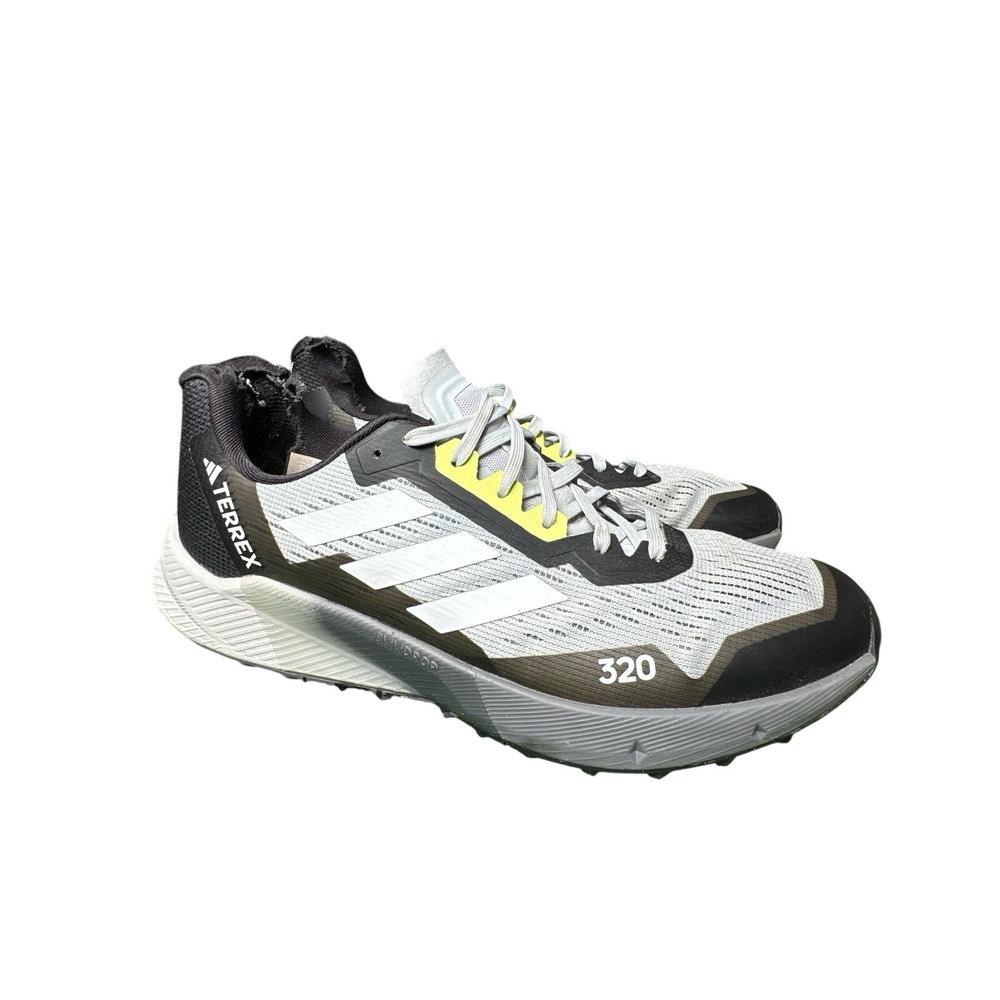 Adidas Terrex Agravic Flow 2.0 Trail Running Shoes Silver White IF2571 Mens 9.5